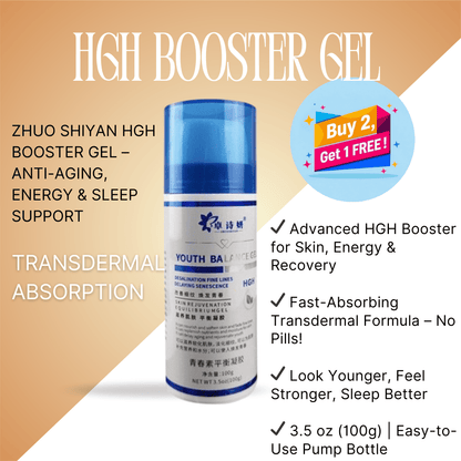 HGH Gel – Fast Absorbing Anti - Aging & Recovery Formula | Improve Sleep, Energy & Muscle Tone | BUY 2 GET 1 FREE! - FOREVER - 25 - LIFESTYLES